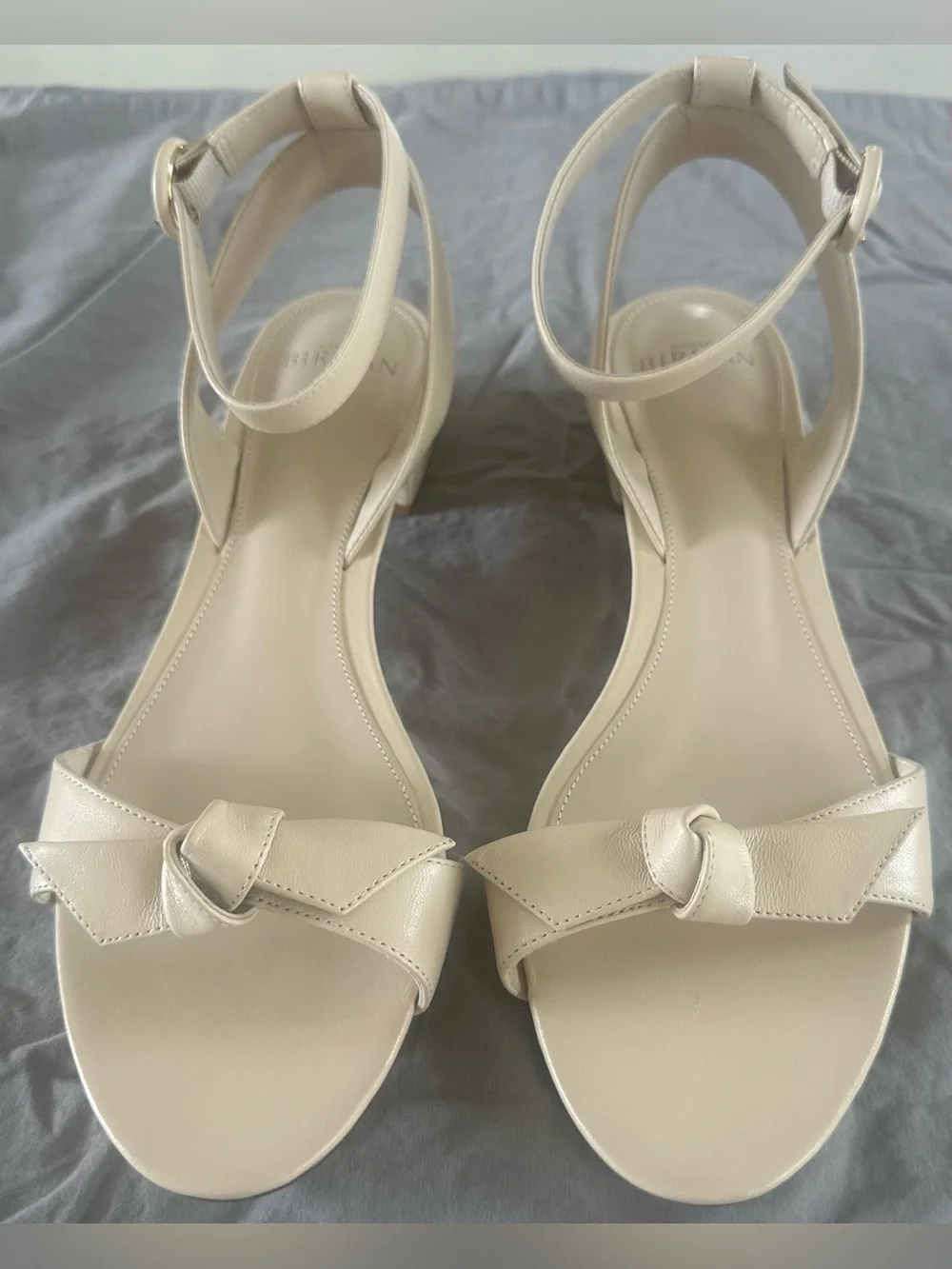 Alexandre Birman CLARITA 30 EGGSHELL size 39 1/2